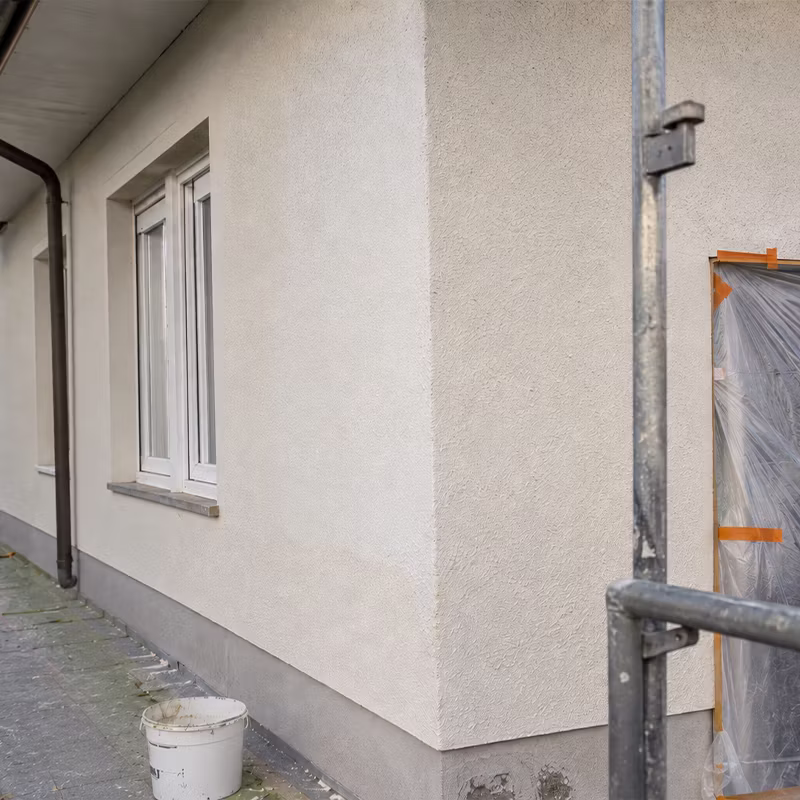 Sauber überarbeitete Fassade durch Abel Malermeister